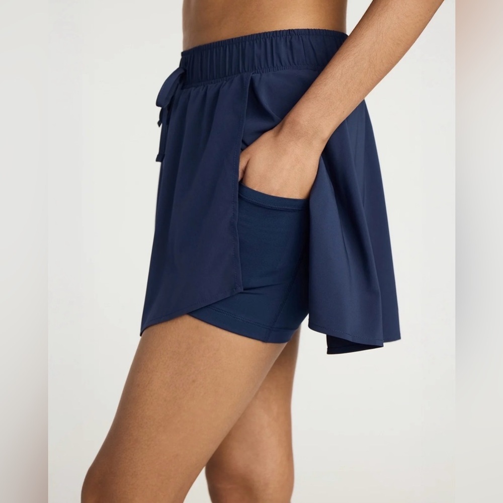 Mondetta Performance + Luxury Tennis+ Golf Flowy Skorts Navy XXL